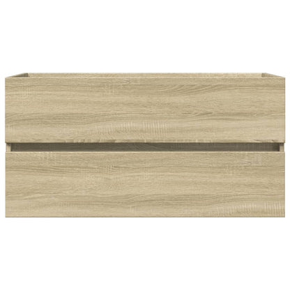 Sink Cabinet Sonoma Oak 90x38.5x45 cm Engineered Wood