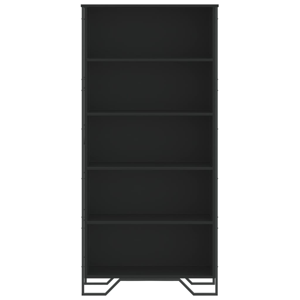 Book Cabinet Black 80x31x169 cm Engineered wood