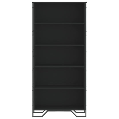 Book Cabinet Black 80x31x169 cm Engineered wood