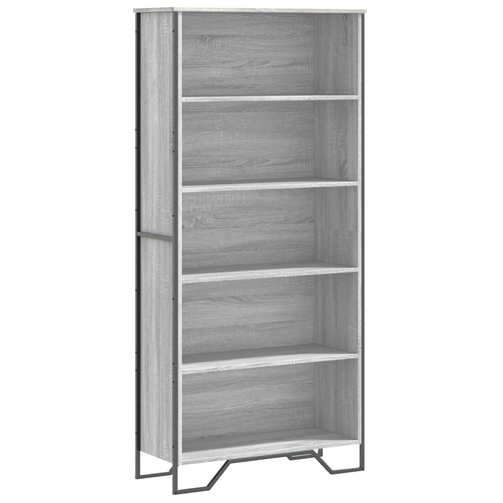 Book Cabinet Grey Sonoma 80x31x169 cm Engineered wood