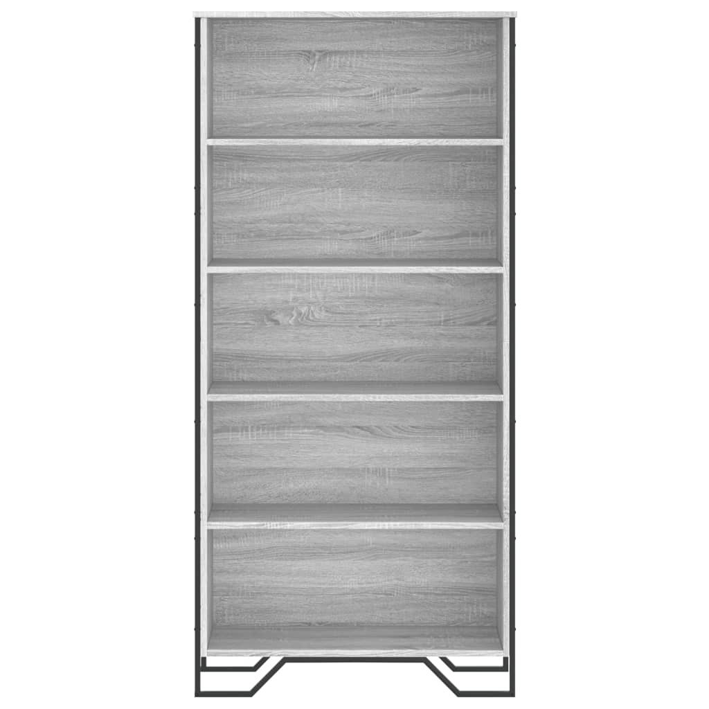 Book Cabinet Grey Sonoma 80x31x169 cm Engineered wood