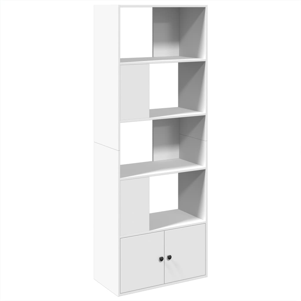 Bookcase White 70x36x189 cm Engineered Wood