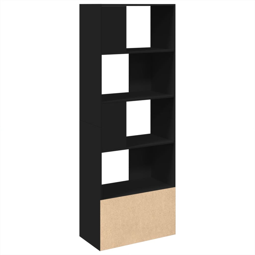 Bookcase Black 70x36x189 cm Engineered Wood