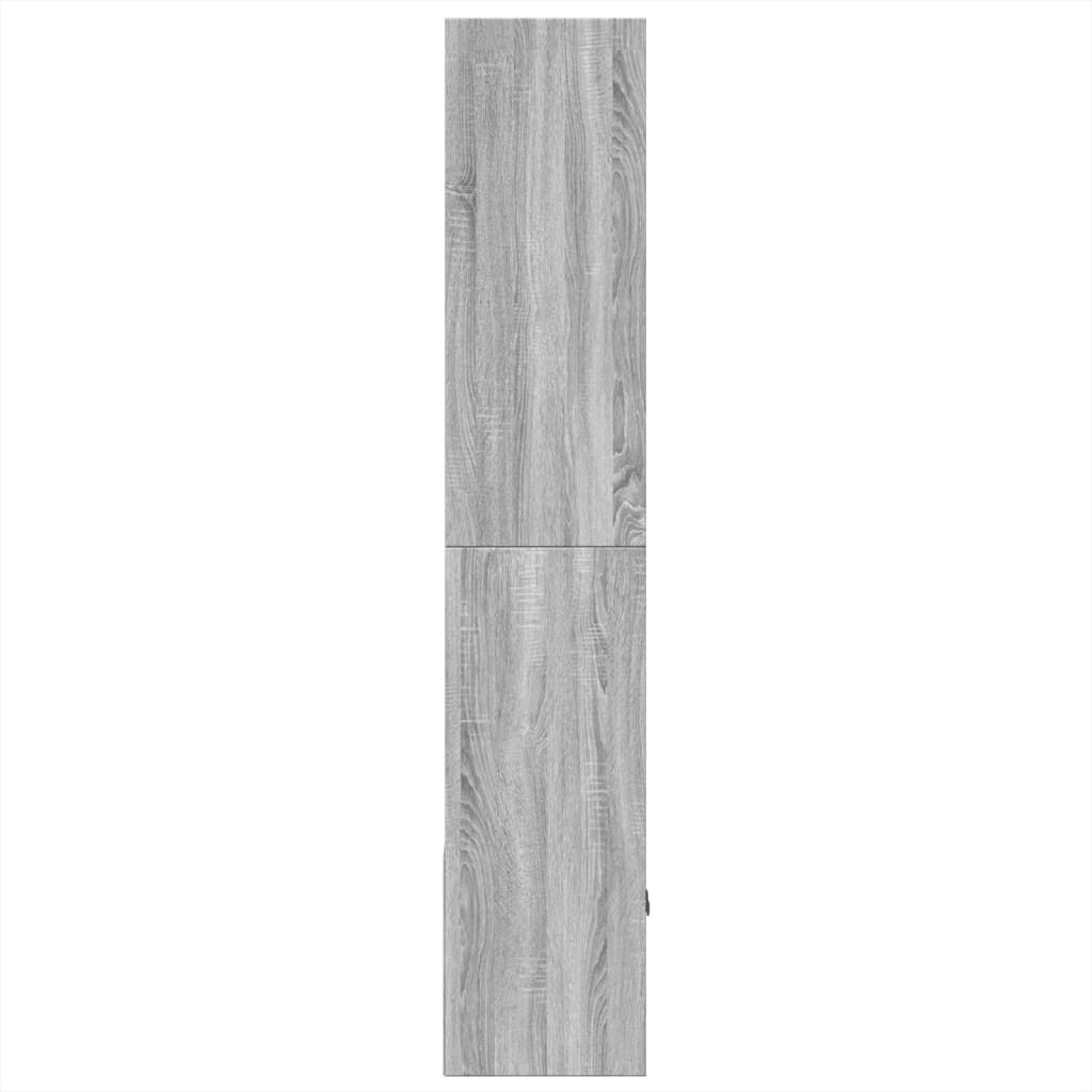 Bookcase Grey Sonoma 70x36x189 cm Engineered Wood