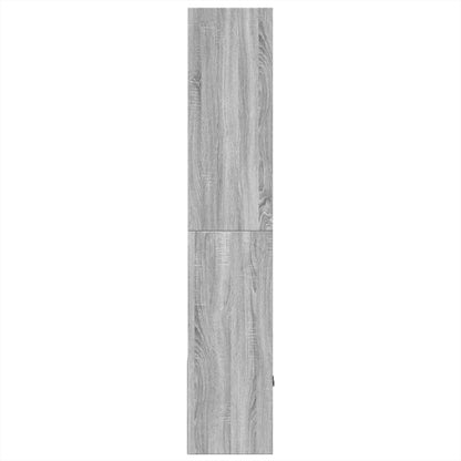 Bookcase Grey Sonoma 70x36x189 cm Engineered Wood