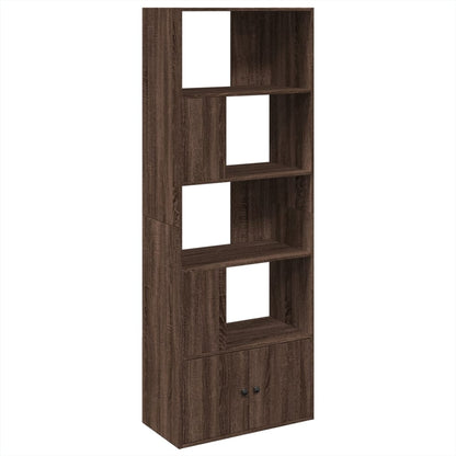 Bookcase Brown Oak 70x36x189 cm Engineered Wood