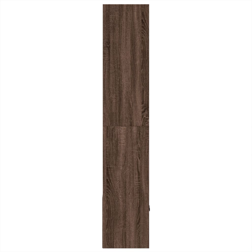 Bookcase Brown Oak 70x36x189 cm Engineered Wood