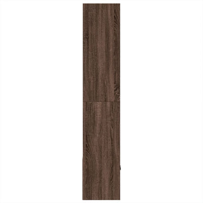 Bookcase Brown Oak 70x36x189 cm Engineered Wood