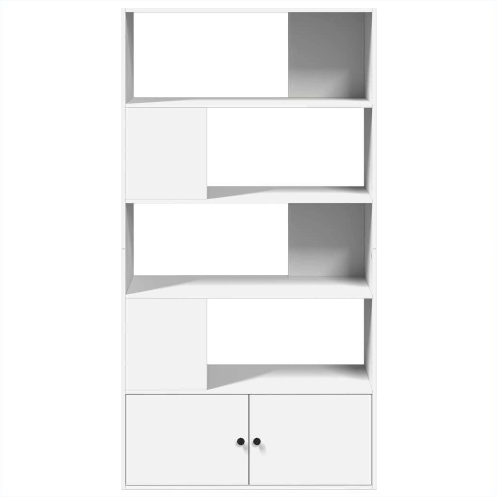 Bookcase White 100x36x189 cm Engineered Wood