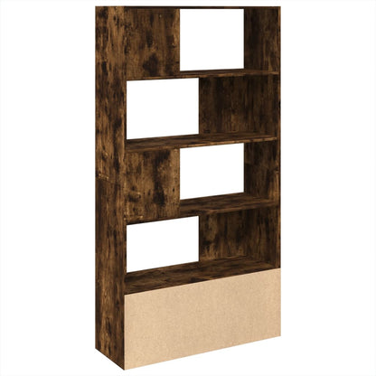 Bookcase Smoked Oak 100x36x189 cm Engineered Wood