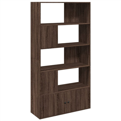 Bookcase Brown Oak 100x36x189 cm Engineered Wood