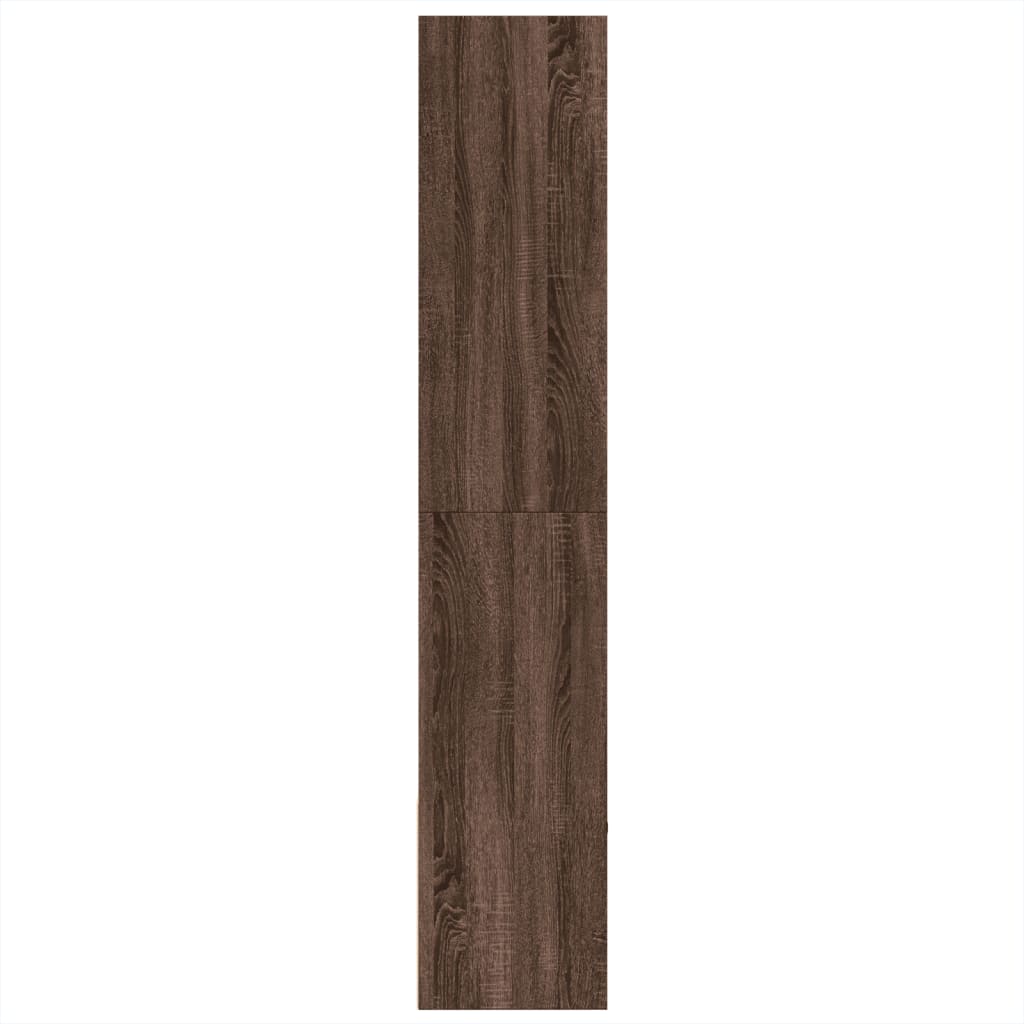 Bookcase Brown Oak 100x36x189 cm Engineered Wood