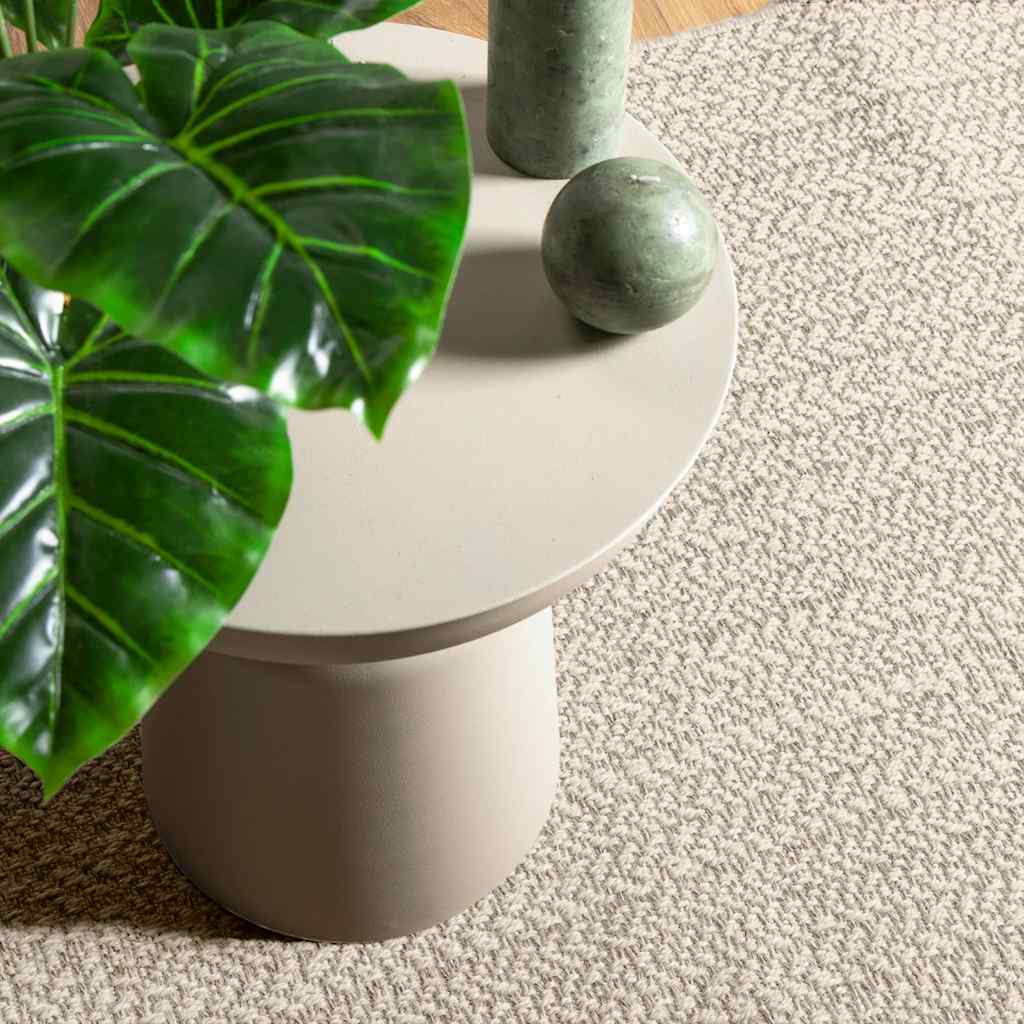 Rug ZIZUR Cream 120x170 cm Jute Look Indoor and Outdoor