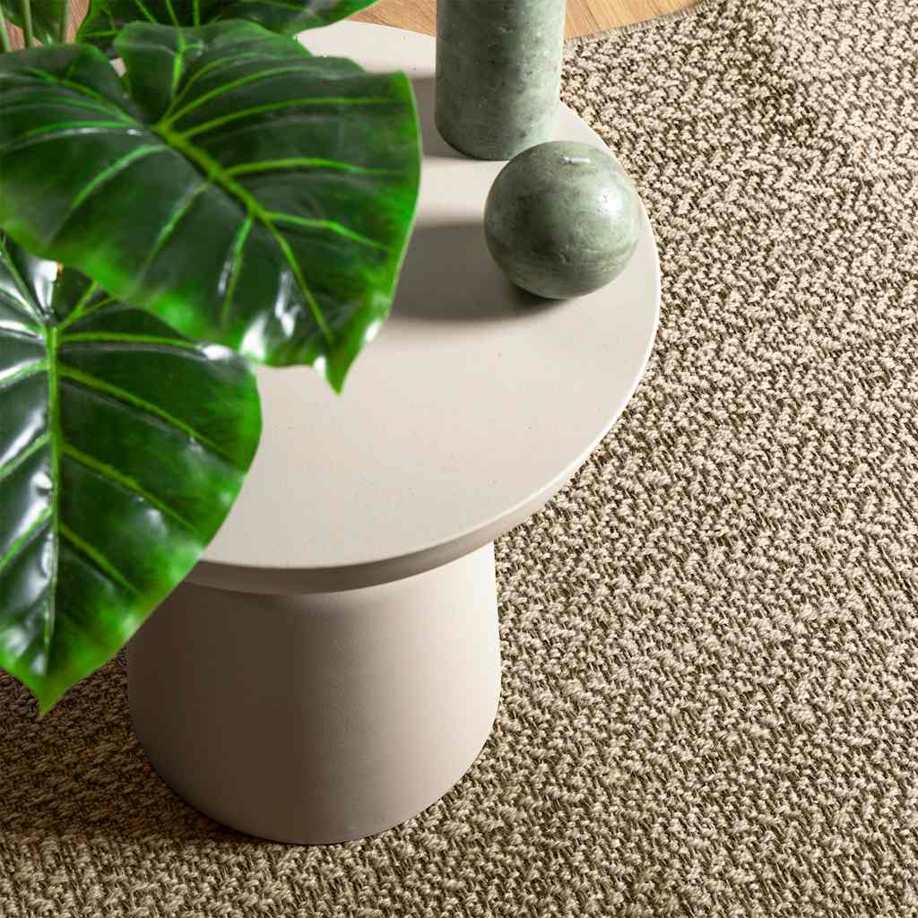 Rug ZIZUR Beige 120x170 cm Jute Look Indoor and Outdoor