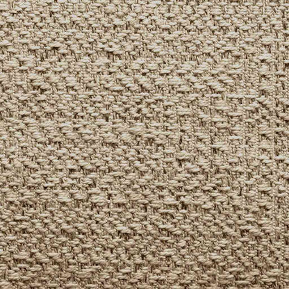 Rug ZIZUR Beige 120x170 cm Jute Look Indoor and Outdoor