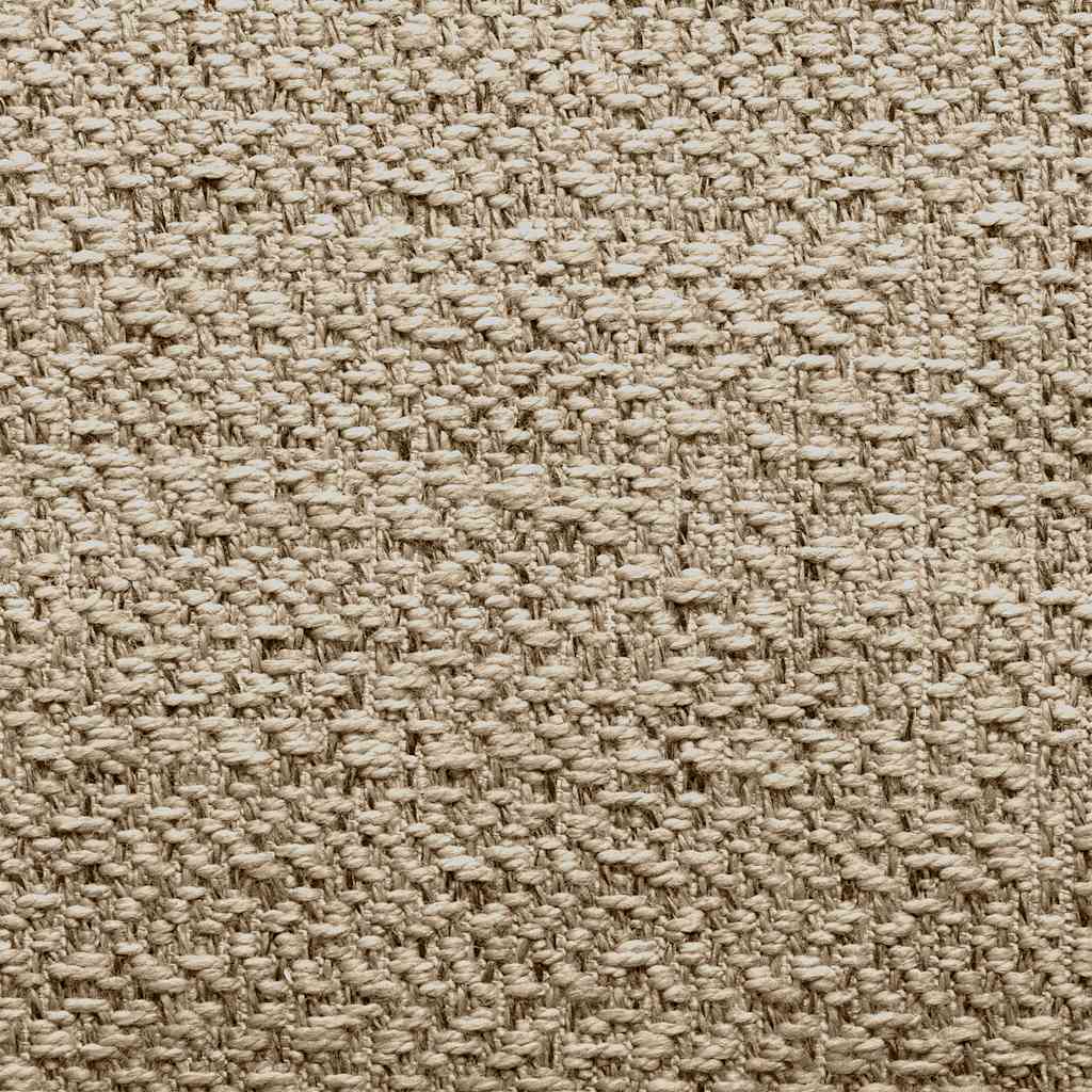 Rug ZIZUR Beige 160x230 cm Jute Look Indoor and Outdoor