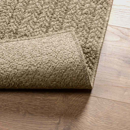 Rug ZIZUR Beige 160x230 cm Jute Look Indoor and Outdoor