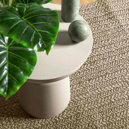 Rug ZIZUR Beige 240x340 cm Jute Look Indoor and Outdoor