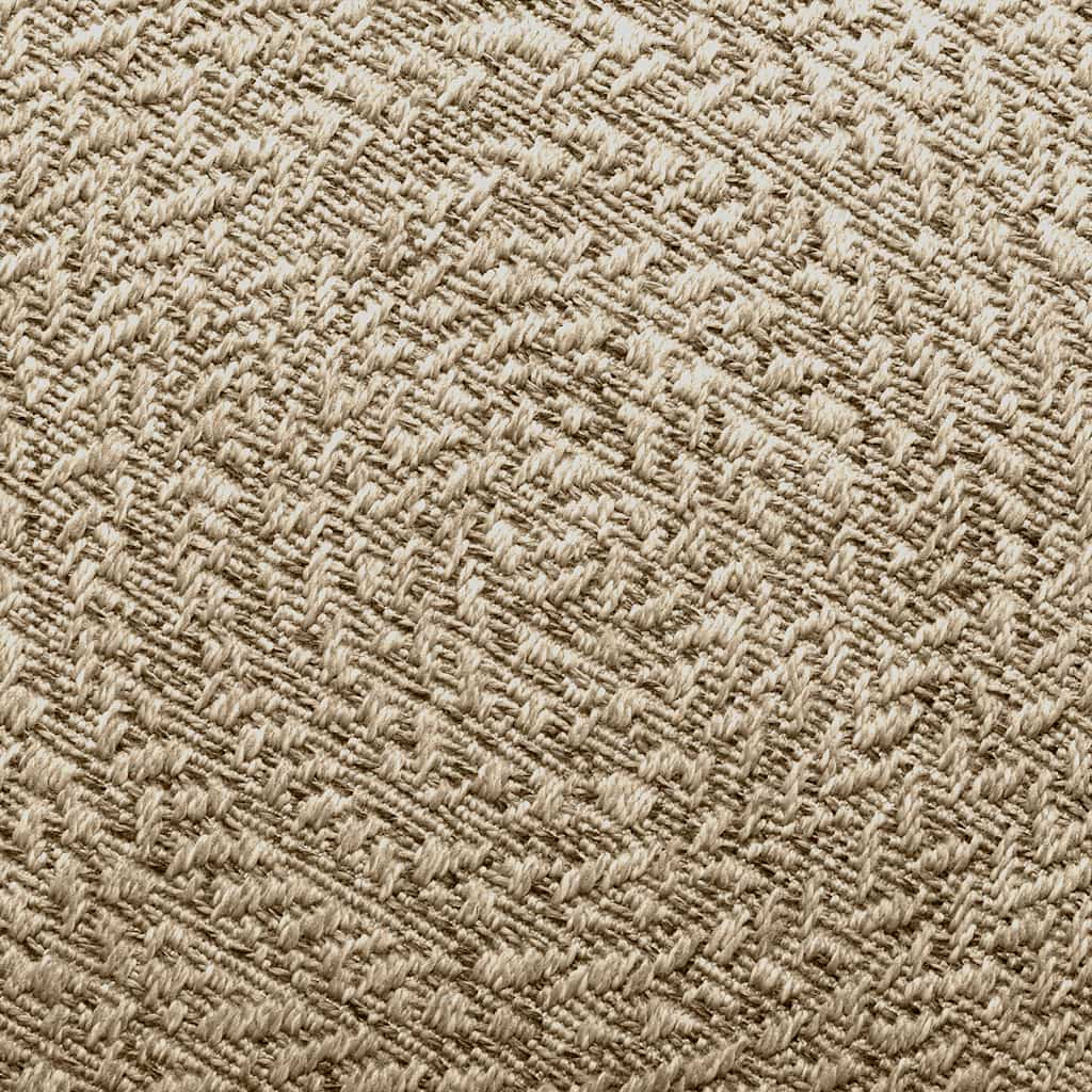 Rug ZIZUR Beige 100x200 cm Jute Look Indoor and Outdoor