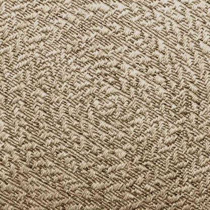 Rug ZIZUR Beige 120x120 cm Jute Look Indoor and Outdoor