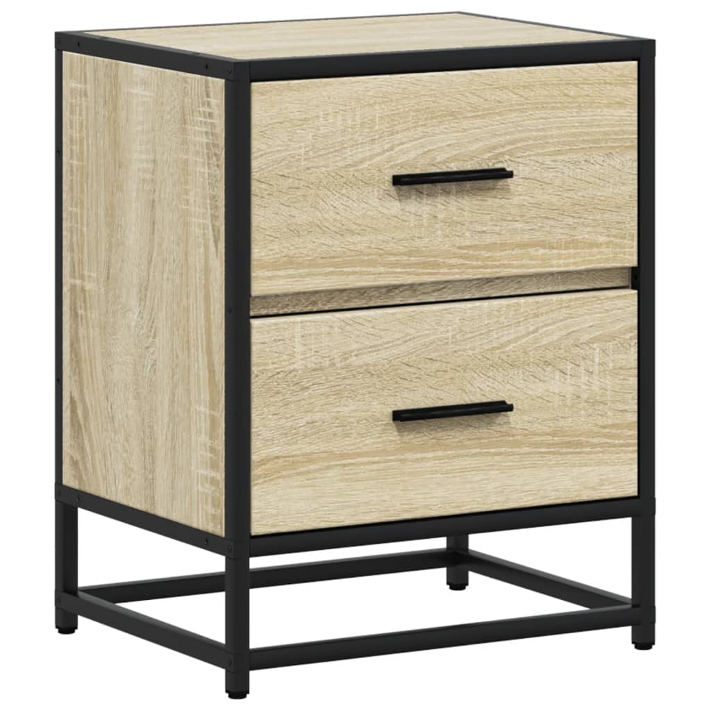 Bedside Cabinet Sonoma Oak 40x31x50 cm Engineered Wood