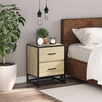 Bedside Cabinet Sonoma Oak 40x31x50 cm Engineered Wood