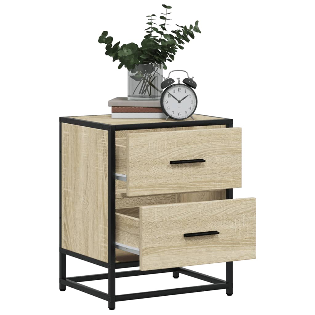 Bedside Cabinet Sonoma Oak 40x31x50 cm Engineered Wood