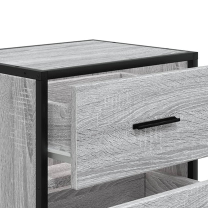 Bedside Cabinets 2 pcs Grey Sonoma 40x31x50 cm Engineered Wood