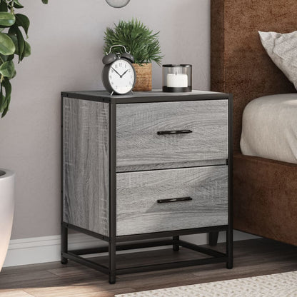 Bedside Cabinets 2 pcs Grey Sonoma 40x31x50 cm Engineered Wood