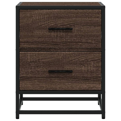 Bedside Cabinets 2 pcs Brown Oak 40x31x50 cm Engineered Wood