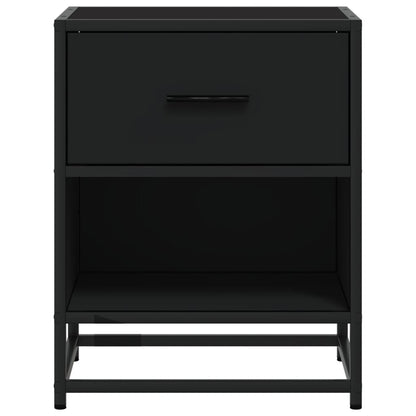 Bedside Cabinets 2 pcs Black 40x31x50 cm Engineered Wood