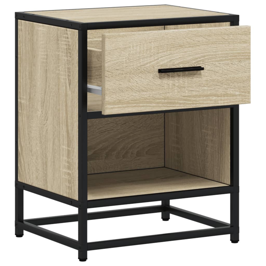 Bedside Cabinet Sonoma Oak 40x31x50 cm Engineered Wood