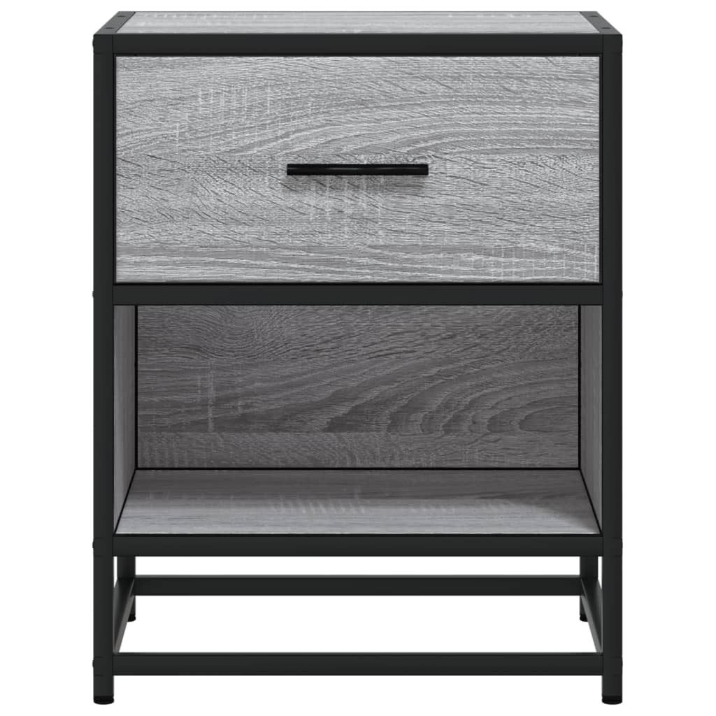 Bedside Cabinets 2 pcs Grey Sonoma 40x31x50 cm Engineered Wood