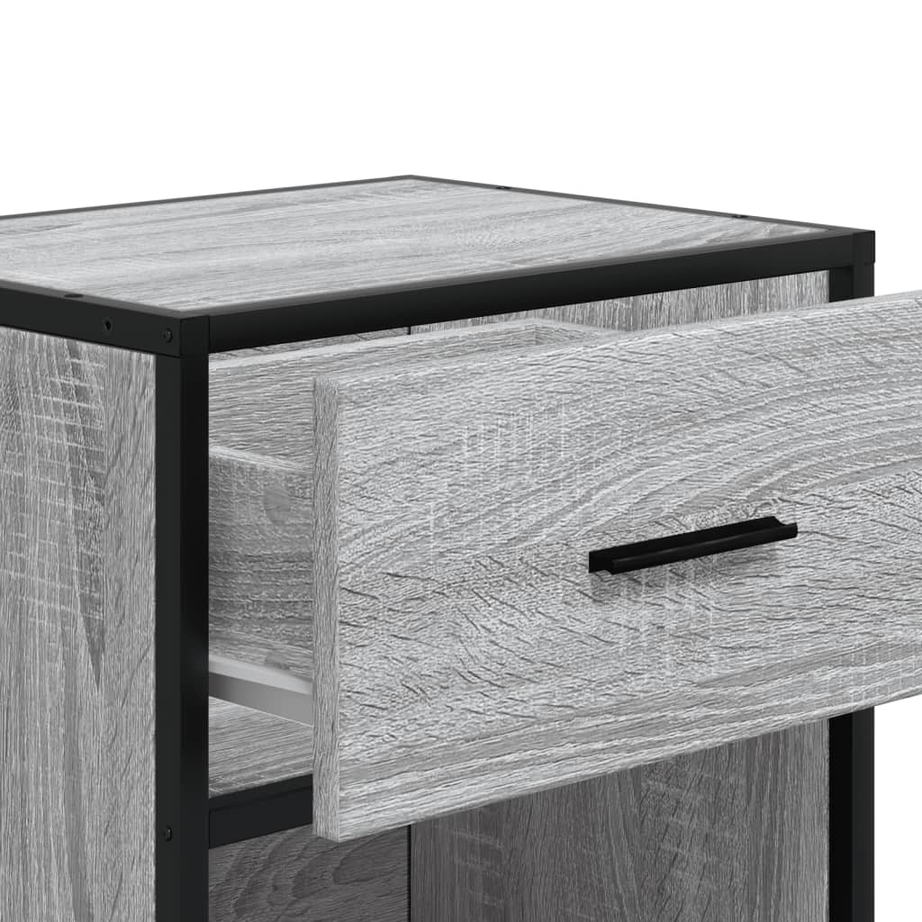 Bedside Cabinets 2 pcs Grey Sonoma 40x31x50 cm Engineered Wood