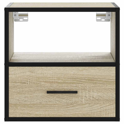 Wall-mounted Bedside Cabinet Sonoma Oak 40x31x39.5 cm