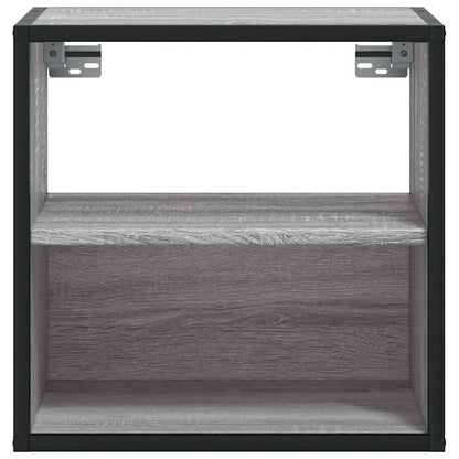 Wall-mounted Bedside Cabinet Grey Sonoma 40x31x39.5 cm
