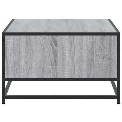 Coffee Table Grey Sonoma 100x57x35 cm Engineered Wood and Metal