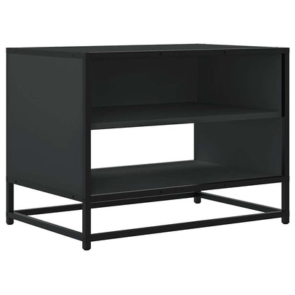 TV Cabinet Black 61x40x46 cm Engineered Wood and Metal