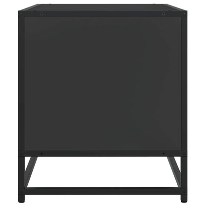 TV Cabinet Black 61x40x46 cm Engineered Wood and Metal