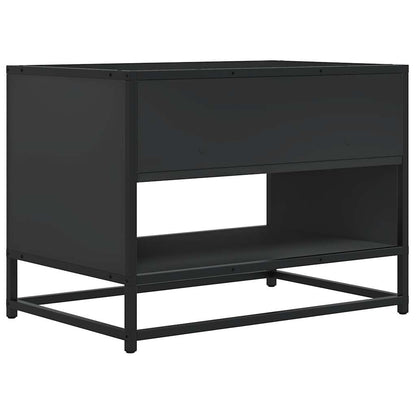 TV Cabinet Black 61x40x46 cm Engineered Wood and Metal