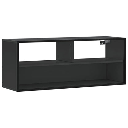 TV Cabinet Black 100x31x39.5 cm Engineered Wood and Metal
