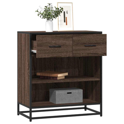 Sideboard Brown Oak 68x35x76 cm Engineered Wood