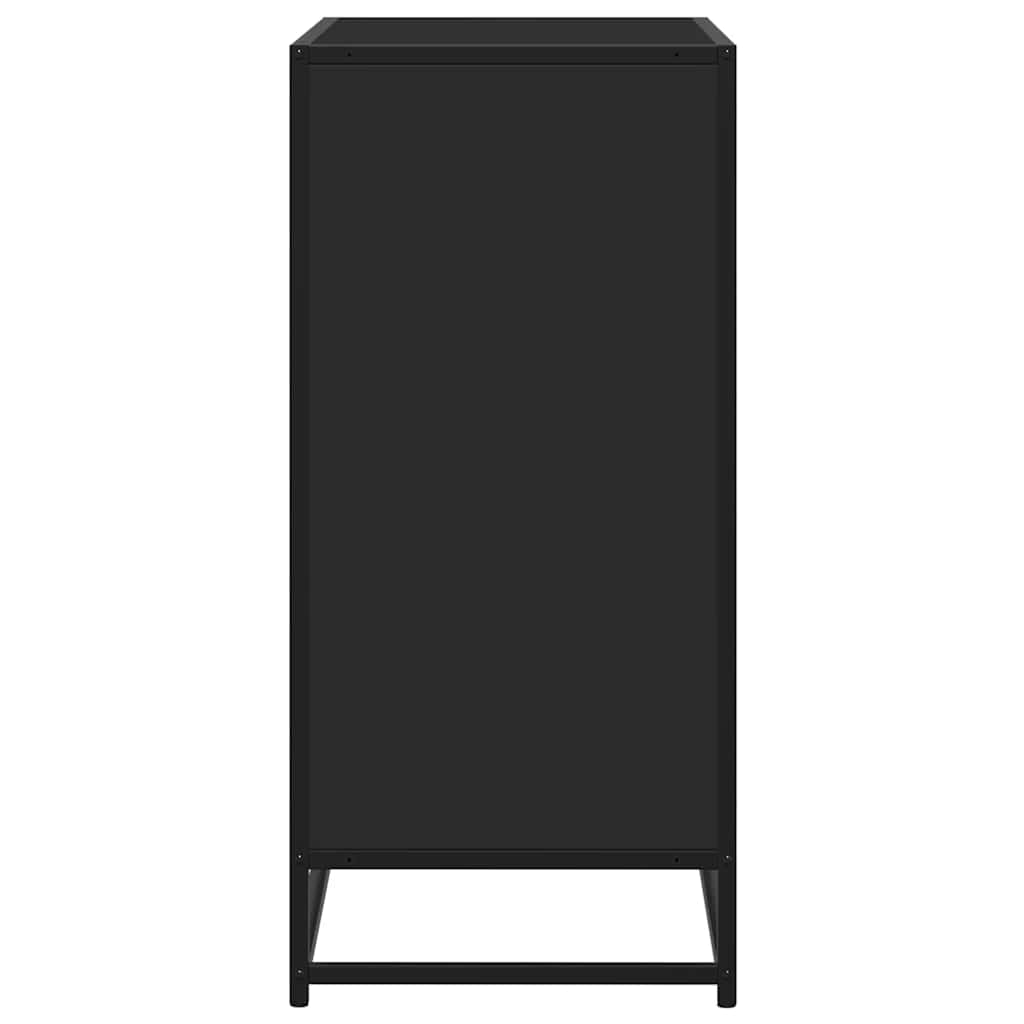 Sideboard Black 62x35x76 cm Engineered Wood