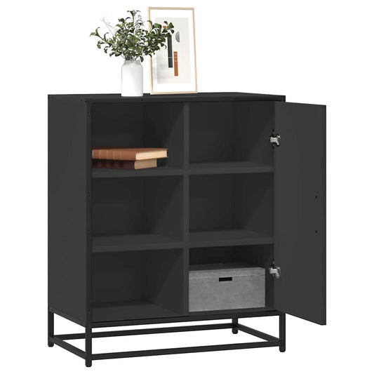 Sideboard Black 62x35x76 cm Engineered Wood