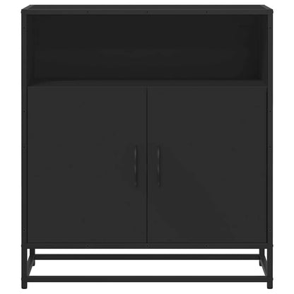 Sideboard Black 68x35x76 cm Engineered Wood