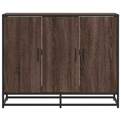 Sideboard Brown Oak 94x35x76 cm Engineered Wood