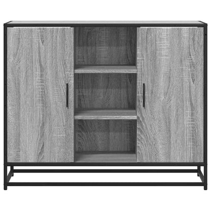 Sideboard Grey Sonoma 92x35x76 cm Engineered Wood