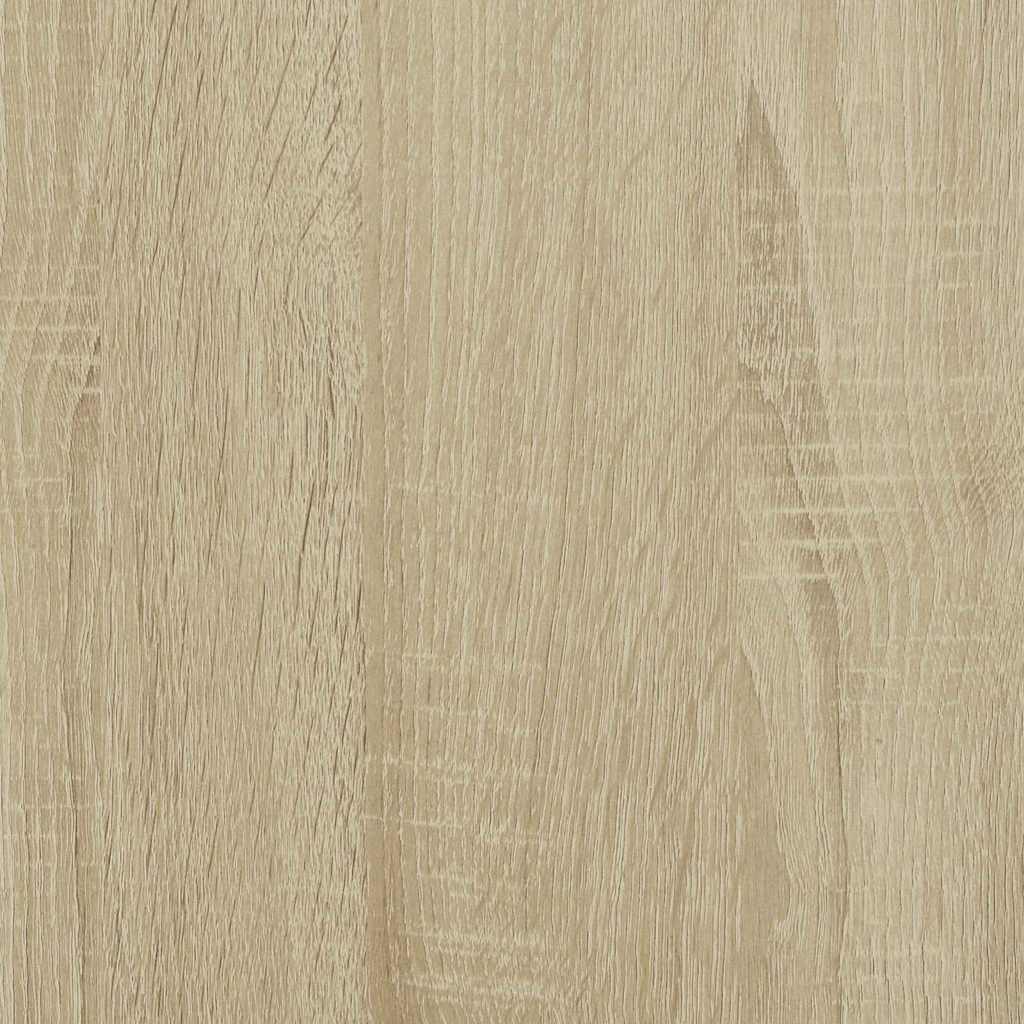 Highboard Sonoma Oak 68x35x139 cm Engineered Wood and Metal