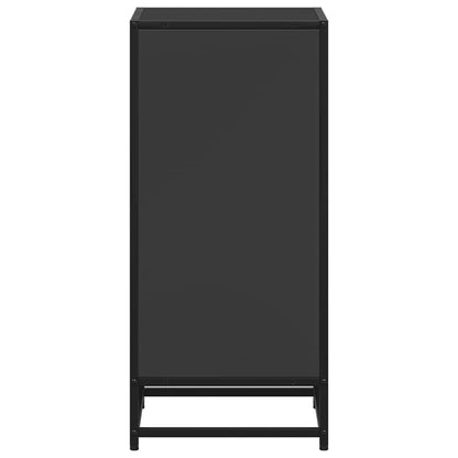 Book Cabinet Black 40x35x76 cm Engineered Wood