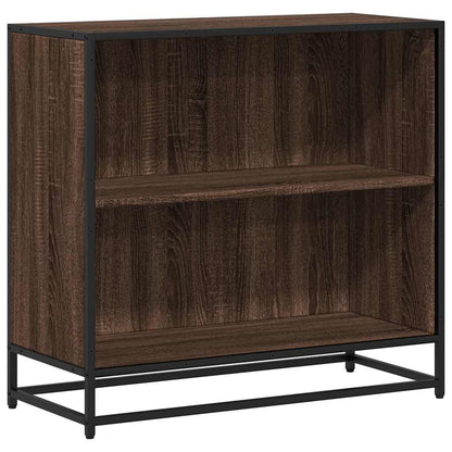 Book Cabinet Smoked Oak 60x35x76 cm Engineered Wood